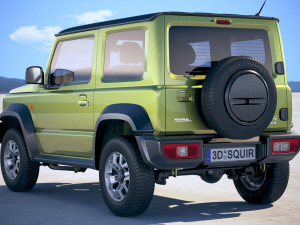 Suzuki Jimny 2018 3D Modell
