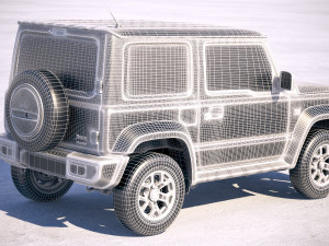 Suzuki Jimny 2018 3D Modell