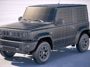 Suzuki Jimny 2018 3D Modell