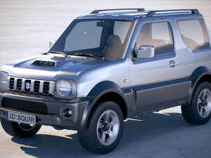 Suzuki Jimny 4all 2010-2018 3D Модель