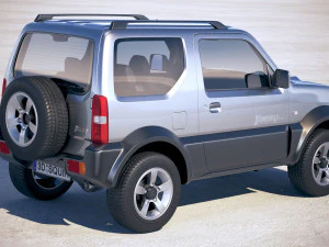 Suzuki Jimny 4all 2010-2018 3D Model