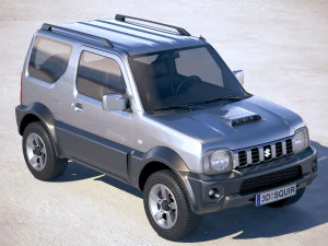 Suzuki Jimny 4all 2010-2018 3D Model