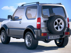 Suzuki Jimny 4all 2010-2018 3D Model