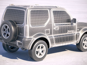 Suzuki Jimny 4all 2010-2018 Modèle 3D