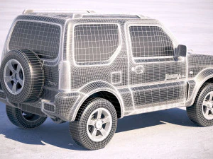 Suzuki Jimny 4all 2010-2018 3D Model