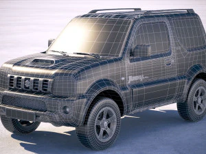 Suzuki Jimny 4all 2010-2018 3D Model