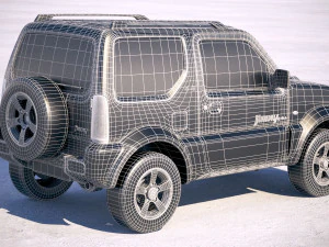 Suzuki Jimny 4all 2010-2018 3D Model