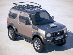 Suzuki Jimny 4sport Desert 2018 3D Model