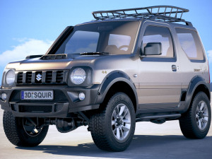 Suzuki Jimny 4sport Desert 2018 3D Model