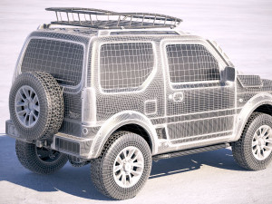 Suzuki Jimny 4sport Desert 2018 3D Model
