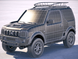 Suzuki Jimny 4sport Desert 2018 3D Model