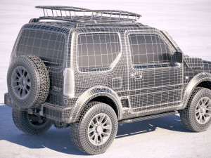 Suzuki Jimny 4sport Desert 2018 3D Model