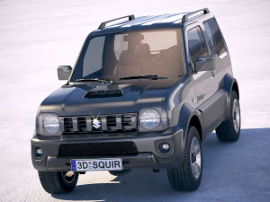 Suzuki Jimny 4work 2010-2018 3D Model