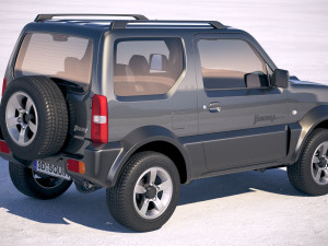 Suzuki Jimny 4work 2010-2018 3D मॉडल