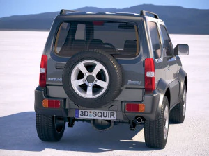 Suzuki Jimny 4work 2010-2018 3D Model