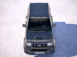 Suzuki Jimny 4work 2010-2018 3D Model