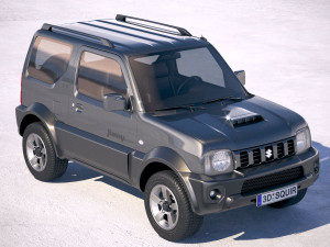 Suzuki Jimny 4work 2010-2018 3D मॉडल