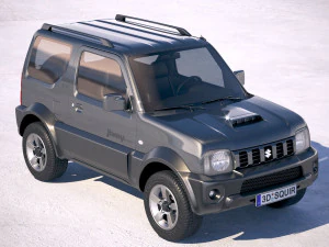 Suzuki Jimny 4work 2010-2018 3D Model