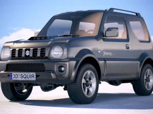 Suzuki Jimny 4work 2010-2018 3D Model