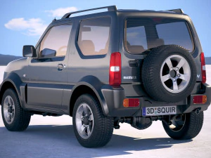 Suzuki Jimny 4work 2010-2018 3D Model