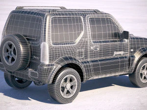 Suzuki Jimny 4work 2010-2018 3D Model