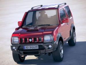 Suzuki Jimny 4work Offroad 2018 3D Model