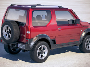 Suzuki Jimny 4work Offroad 2018 3D Model