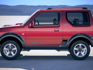 Suzuki Jimny 4work Offroad 2018 3D Model