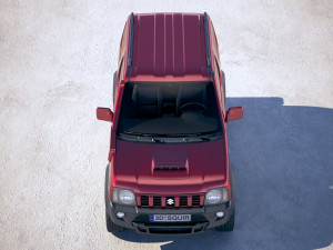 Suzuki Jimny 4work Offroad 2018 3D Model