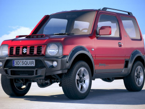 Suzuki Jimny 4work Offroad 2018 3D Model