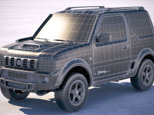 Suzuki Jimny 4work Offroad 2018 3D Model