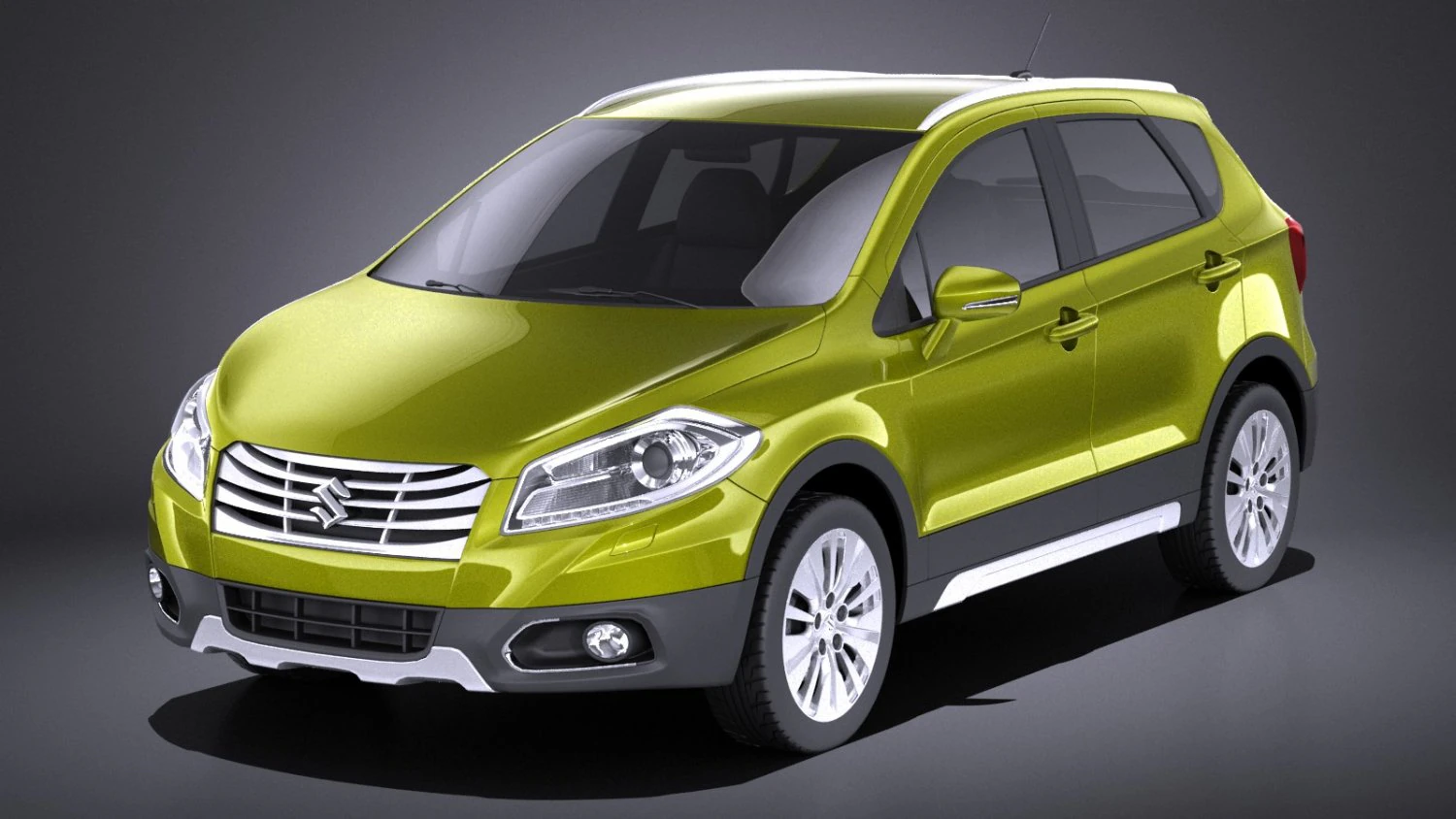 Suzuki SX4 2016 vray 3D Model .c4d .max .obj .3ds .fbx .stl .blend 