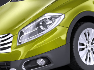 Suzuki SX4 2016 vray Modelo 3D