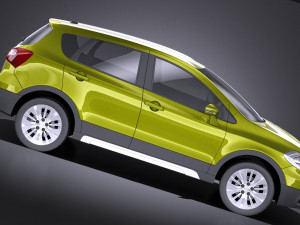 Suzuki SX4 2016 vray Modelo 3D