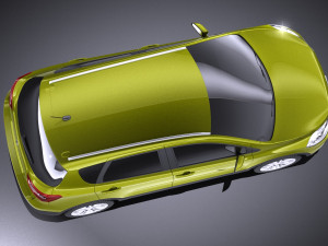Suzuki SX4 2016 vray Modelo 3D