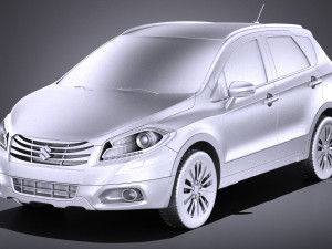 Suzuki SX4 2016 vray Modelo 3D