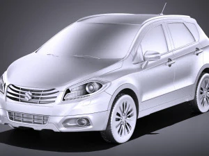 Suzuki SX4 2016 vray 3D Model