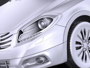 Suzuki SX4 2016 vray 3D Model
