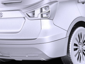 Suzuki SX4 2016 vray Modelo 3D