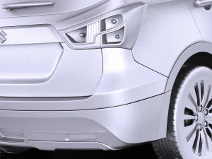 Suzuki SX4 2016 vray 3D Model