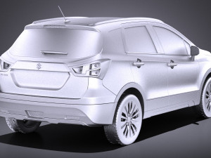 Suzuki SX4 2016 vray Modelo 3D