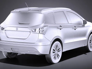 Suzuki SX4 2016 vray 3D Model
