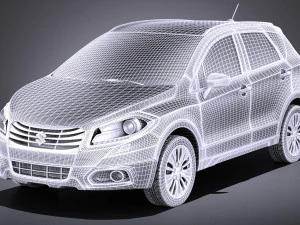 Suzuki SX4 2016 vray 3D Model