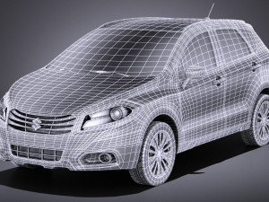 Suzuki SX4 2016 vray Modelo 3D