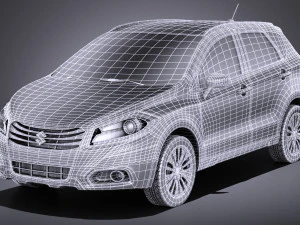 Suzuki SX4 2016 vray 3D Model