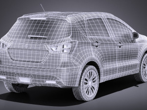 Suzuki SX4 2016 vray Modelo 3D