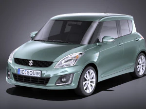 Suzuki Swift 2015 vray 3D Model