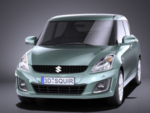 Suzuki Swift 2015 vray 3D मॉडल