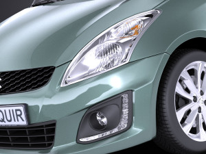 Suzuki Swift 2015 vray 3D मॉडल