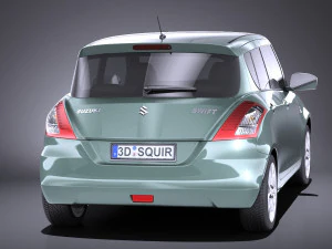 Suzuki Swift 2015 vray 3D Model